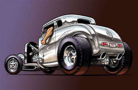 Pin By Dino On Cartoons Cool Car Drawings Hot Rods Cars Hot Rods
