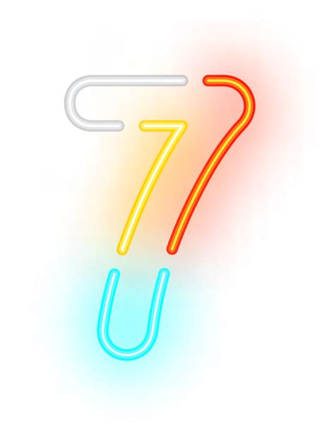 Number Seven Neon Transparent Clip Art Image Gallery Yopriceville