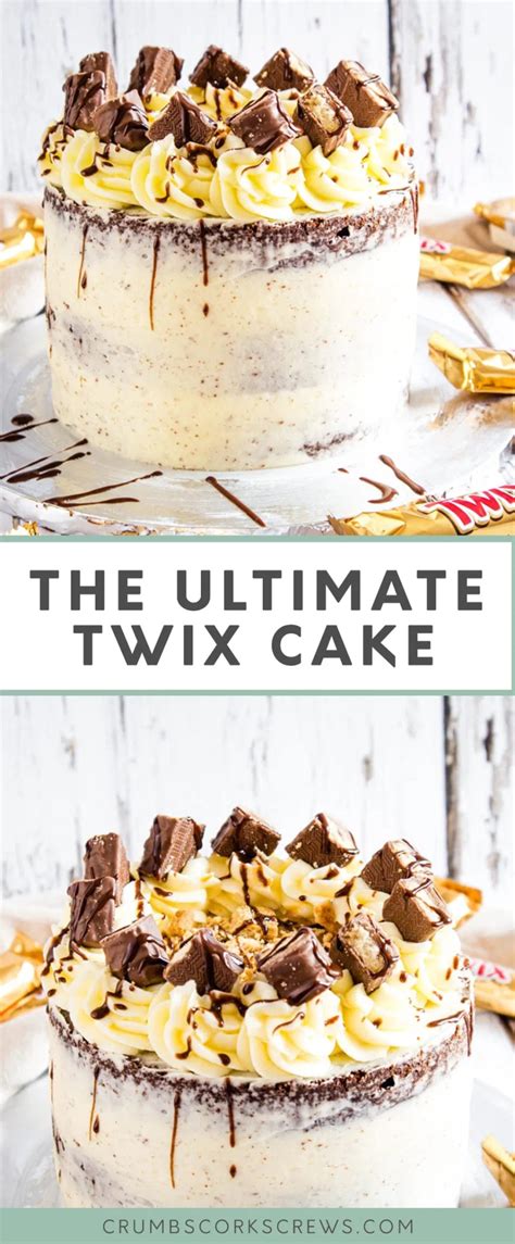 I'm so pumped to be hanging out and sharing this dessert with you lovely people today. The Ultimate Twix Cake | Recipe in 2020 | Twix cake, Twix ...