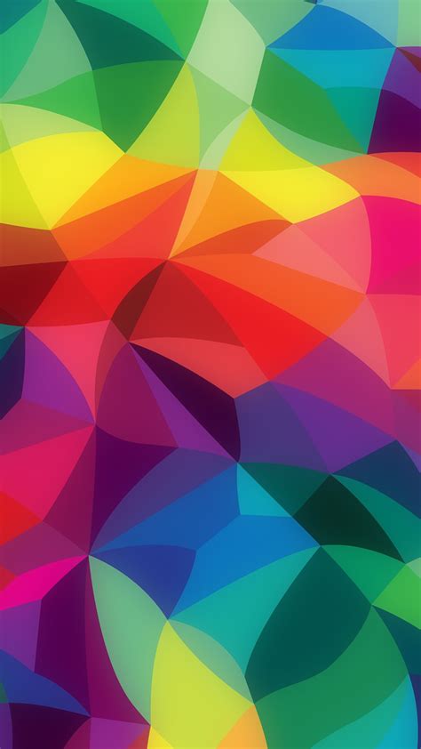 Rainbow Abstract Colors Pattern Android Wallpaper