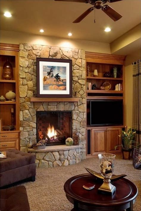 fireplace design ideas  small houses living room decor fireplace