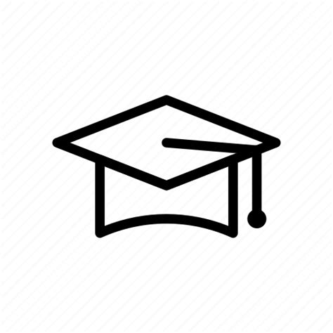 Cap Degree Diploma Graduate Hat Icon