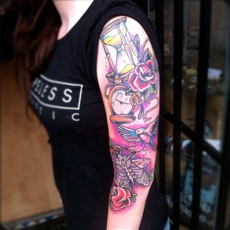 Cool Half Sleeve Tattoos For Girls Ink Pinterest