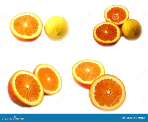 Two Slices Of Oranges Stock Photo Image Of Extreme Dessert 7668342