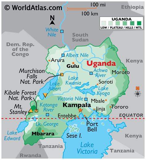 Where Is Uganda On A Map Uganda Printables And Facts For Kids
