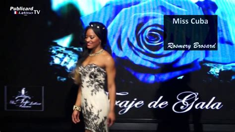 Miss Top Latina Paris 2016 Desfile En Traje De Noche Youtube