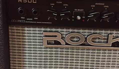 rocktron rampage r120 amplification user manual