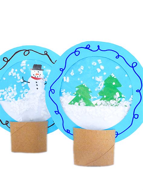 Paper Snow Globe Craft Globe Crafts Snow Globe Crafts Easy Snow