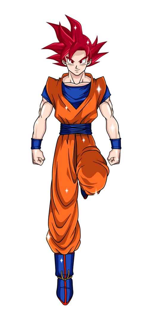 Goku Super Saiyajin Dios By Maiagulcuon Deviantart On Deviantart