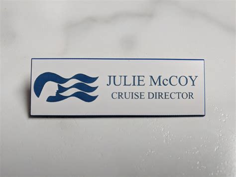 The Love Boat Julie Mccoy Name Badge Tag Cosplay Halloween