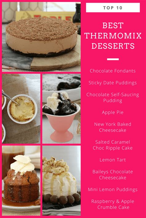 The BEST Thermomix Desserts Thermomix Desserts Desserts Thermomix