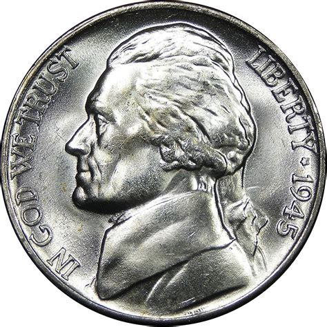 1942 1945 Us 35 Silver Jefferson Wwii War Nickel Original Skin Coins