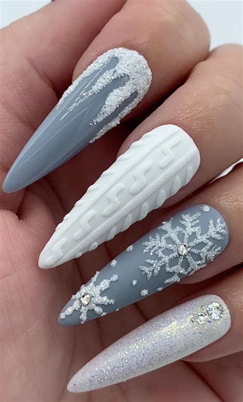Cute Winter And Christmas Nail Ideas Part I Take You Wedding
