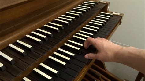 Turning The Motor Off On The Tracker Organ In The Key Of C Major Youtube