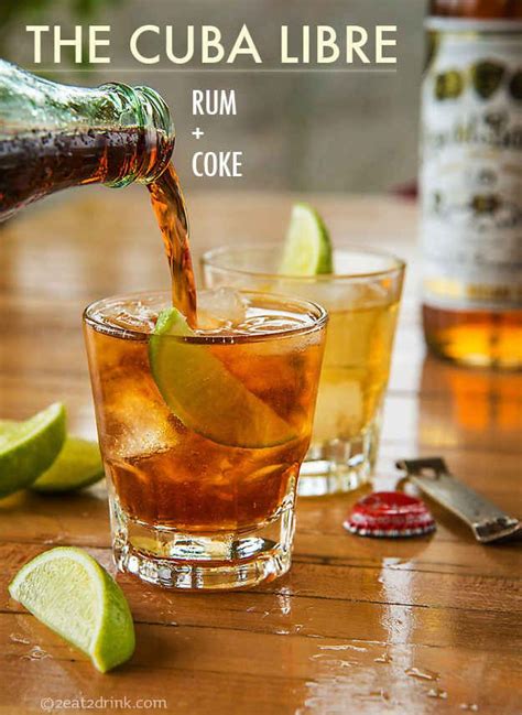 Add 2 ounces of vodka and 1 ounce of each of the other ingredients. 16 Two-Ingredient Cocktails Anyone Can Make | Lime wedge, Coke and Rum