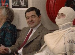 Discover more posts about mr. Televisie X Rowan Atkinson GIF | GIFs.nl