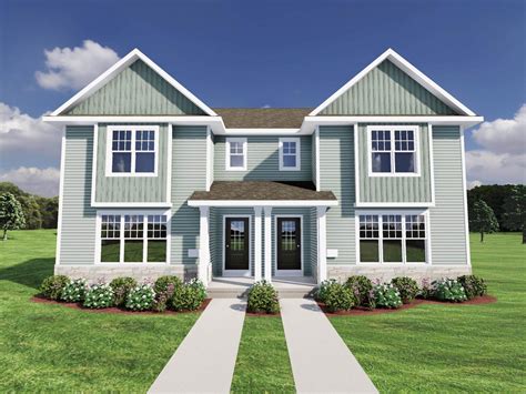 The Aldo Tuck Under Garage Twin Home Home Plans Veridian Homes