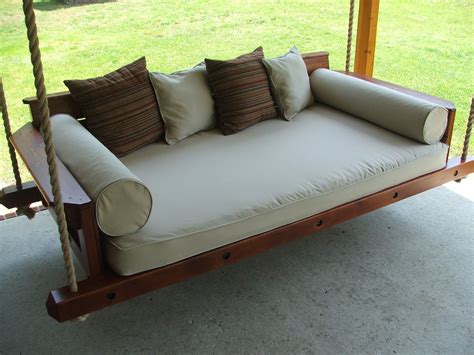 Custom Rustic Porch Bed Swing By Carolina Porch Swings