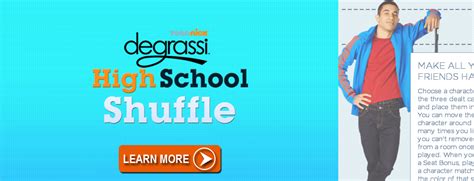 Play Teennicks New Degrassi “high School Shuffle” Game