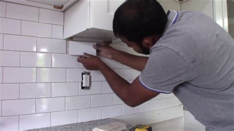 In the video, and the steps below, we walk you through how to decide how big your backsplash should be, selecting your tile, and how to install it from start to finish. How To Install Backsplash In Kitchen (Subway Tile) - YouTube
