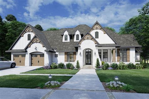 Classic French Country Home Plan With Ample Outdoor Living 16911wg