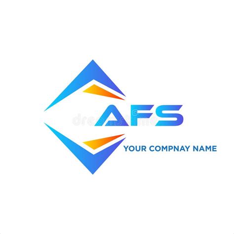 Afs Abstract Technology Logo Design On White Background Afs Creative