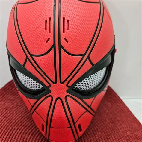 Disney Store Marvel Comics Talking Spider Man Face Mask Halloween Costume EBay