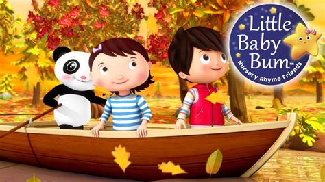 Row, row, row the boat gently to the shore, if you see a lyin' bear don't forget to roar. Row Your Boat | Learn with Little Baby Bum | Nursery ...