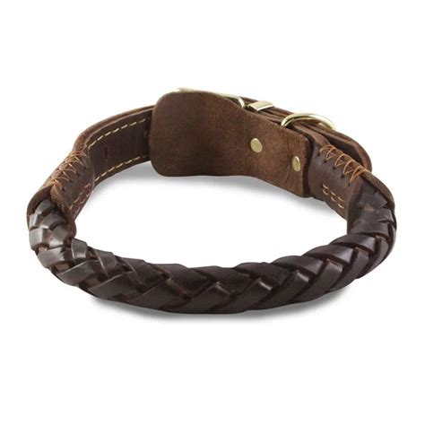 Buy Sydzsw Top Grade Genuine Leather Dog Collar Hand