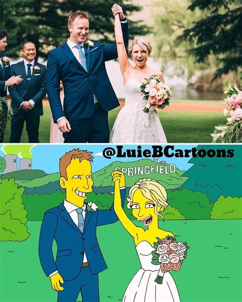 The Simpsons Bride And Groom Are Getting Married