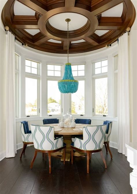 For example, this ceiling is perfect to create the do you know that coffered ceiling is able to absorb sound? Classic Shingle Home with Beautiful Interiors | Coffered ...