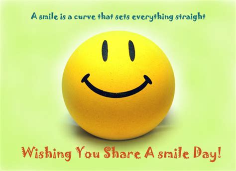 A Smile Day Free Share A Smile Day Ecards Greeting Cards 123 Greetings