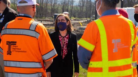 Governor Brown Visits Almeda Fire Debris Cleanup Site