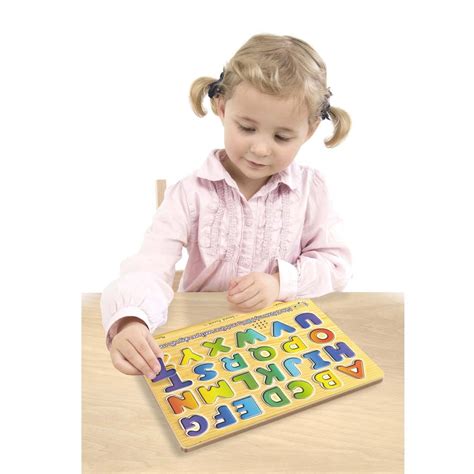 Alphabet Sound Puzzle Wooden Puzzles Letters Kids Puzzles Radar Toys