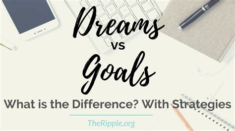 Dreams Vs Goals What Is The Difference With Strategies For 2024 The