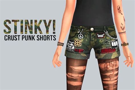 Punk Wear For The Sims 4 Cc Sims 4 Cc Finds