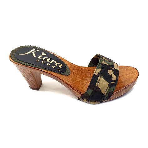 Women S Sandal Heel Camouflage 8 Cm K5101 Camouflage On Storenvy
