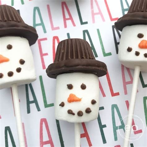 Snowman Marshmallow Craft For The Holidays Super Easy And Fun Eat Picks