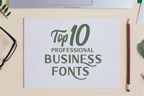 Top 10 Professional Business Fonts The Font Bundles Blog