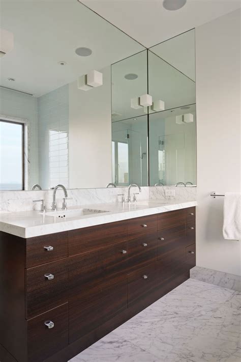 Bathroom Mirror Ideas - Fill The Whole Wall | CONTEMPORIST
