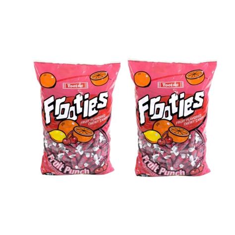 Cgt Tootsie Frooties Fruit Flavored Chewy Candy Fruit Punch Peanut