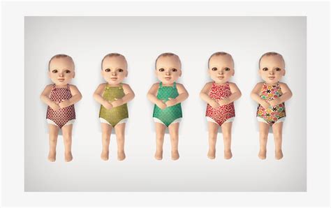 Baby Transparent Sims Baby Clothes The Sims 4 700x437 Png Download