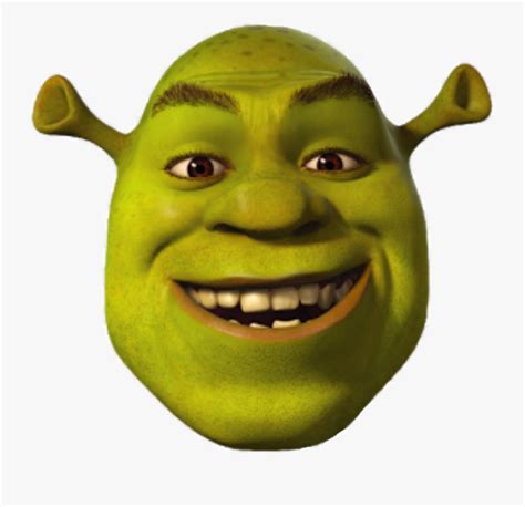 Shrek Meme Birthday Card Shrek Emoji Free Transparent Clipart Clipartkey