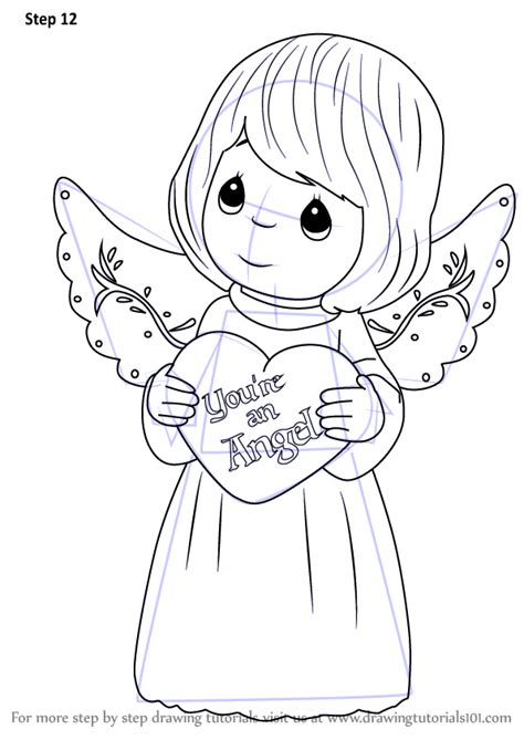 Learn How To Draw Youre An Angel From Precious Moments