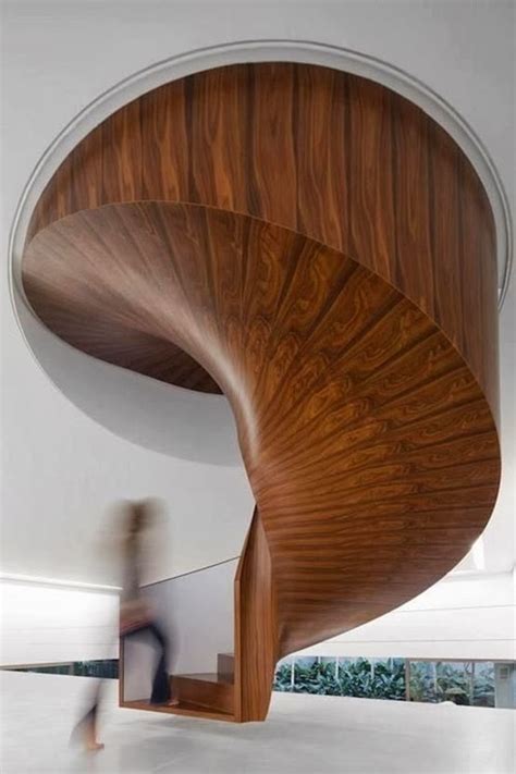 Should your treads be open or closed? 30 Wooden Types of Stairs for Modern Homes | Architecture | Architecture Design