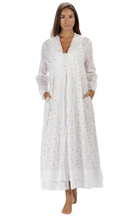 Long Sleeve Womens Robe Lightweight Cotton Robes For Women The 1 For U