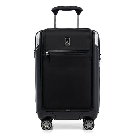 Platinum Elite Expandable Hardside Spinner Luggage Shadow Black