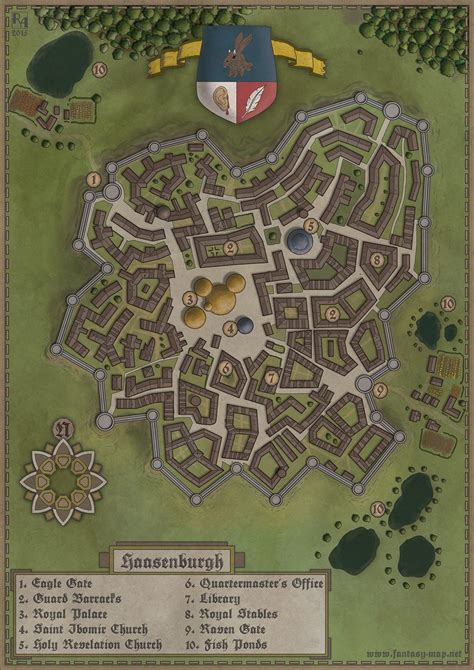 Haasenburgh Fantasy City Map Fantasy Map Maker Fantasy Map
