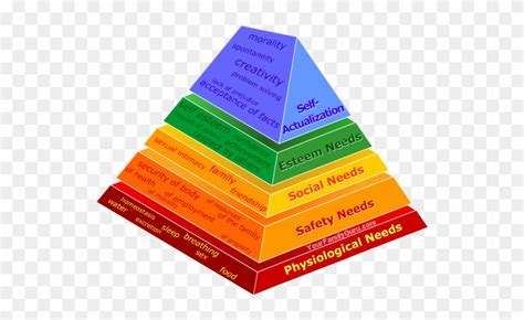 Maslows Pyramid Maslow Triangle Png Free Transparent Png Clipart