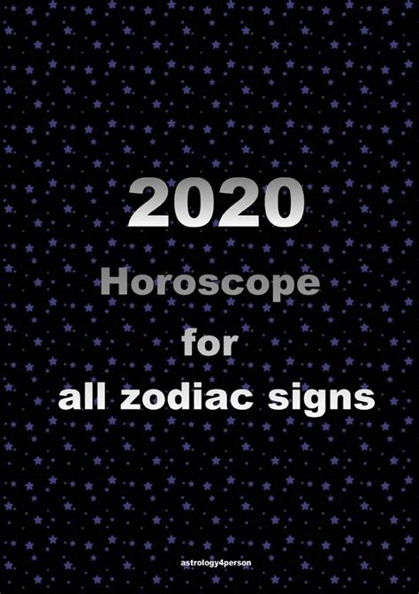 2020 Horoscope For All Zodiac Signs Days Tracking